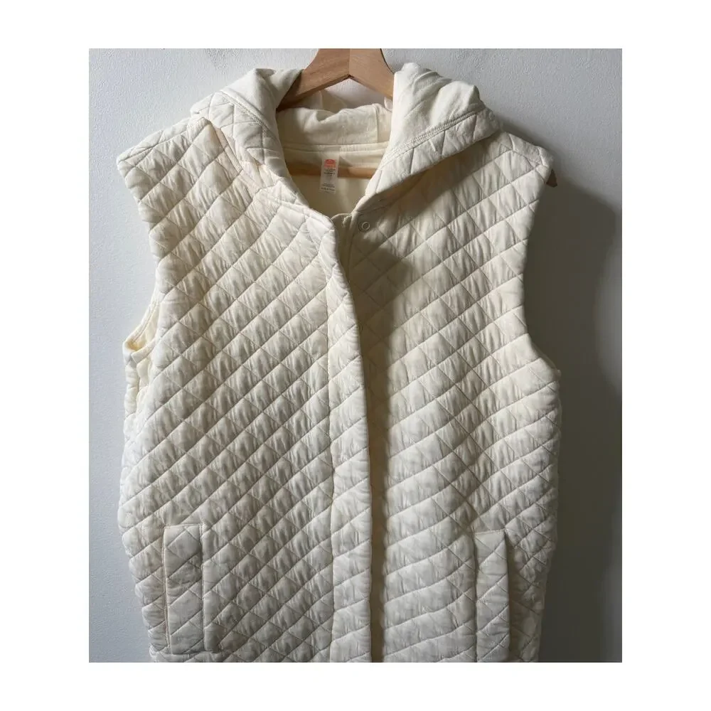 Mono B Quilted longline women's vest size L